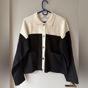 DKNY Button Up Sweater